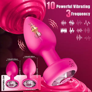 Plug anal, vibromasseur anal en silicone, 100 % étanche, télécommande, contrôle par application, jouet sexuel pour hommes - Product Image 3