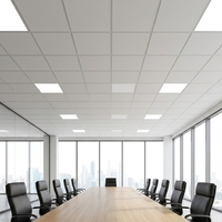 Panneaux de plafond en alliage d'aluminium 600x600mm, design rectangulaire moderne, panneaux de plafond suspendus, garantie 5 ans pour les bureaux
