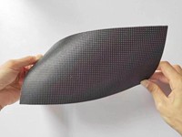 Module LED P4, écran d'intérieur Flexible, incurvé et souple pour signalisation numérique et exposition