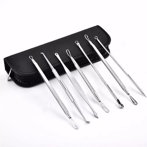 Ensemble d'aiguilles pour l'acné en acier inoxydable de haute qualité, aiguilles pour l'élimination de l'acné, kit d'outils de <span class=keywords><strong>7</strong></span> pièces - Product Image 5
