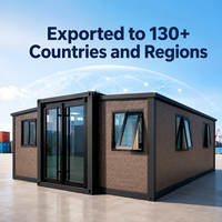 Maison modulaire résistante aux intempéries et au vent de 40 pieds, préfabriquée, extensible, prête à l'emploi, petite maison pour vivre dans le jardin