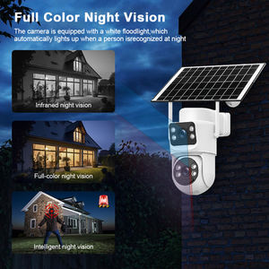 Caméra de sécurité extérieure Leksell Smart 4G alimentée par énergie solaire 1080P avec détection de mouvement Wi-Fi, stockage cloud et contrôle par application - Product Image 2