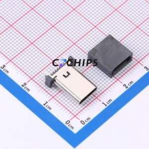 HC-TYPE-C-16P-LT01C USB Connector SMD Connector ( Connector Type: Type-C )( Gender: Female )( Mounting Type: Vertical Mount ) - Product Image 1