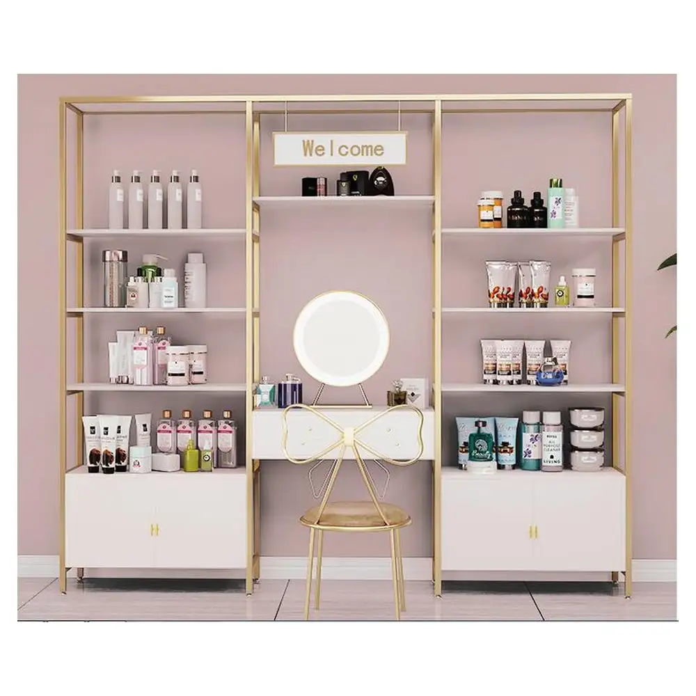 Innendekoration Beauty Supply Display Stand Regale für Beauty Supplies