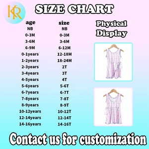 Robe de yoga sans manches à volants imprimée personnalisée KR, précommande, robe d'été décontractée à col rond UPF 50+ pour petites filles - Product Image 5