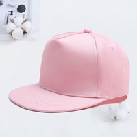 Op maat geborduurde 5-panel flatbill baseballcap van katoenen fleece, snapback, streetwear, performance, leaf promotie
