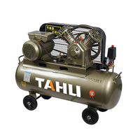 Compresseur d'air portable lubrifié à entraînement par courroie TAHU avec moteur et pompe 80L 2200W 3HP 220V 0.25/8-80L