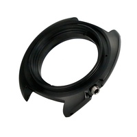 Boîtier de montre de plongée de haute qualité en acier inoxydable 316L poli, étanche 20 ATM, avec tube à vis 4H, accessoire pour montre-bracelet Turtle
