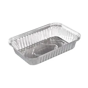 China manufacture restaurant use 750ml aluminum foil take-out food storage tray container