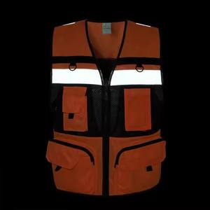 Chaleco DE SEGURIDAD reflectante del fabricante ANSI Clase 1 EN 20471 Certificado Personalizado Su logotipo Chaleco de trabajo al aire libre 2017 - Product Image 2