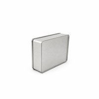 Boîtes en métal argenté en gros pour l'emballage de bonbons, noix et biscuits – Boîtes rectangulaires en métal doré, argenté et blanc