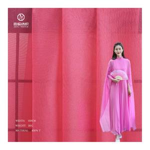 Tessuto in Tulle Chiffon Rosa 30D <span class=keywords><strong>per</strong></span> Gonne da Principessa <span class=keywords><strong>per</strong></span> <span class=keywords><strong>Bambine</strong></span>, Materiale in Poliestere, Abbigliamento alla Moda, Tessuto Liscio <span class=keywords><strong>per</strong></span> Abiti da Donna - Product Image 1