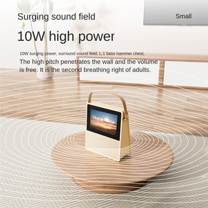 I <span class=keywords><strong>testi</strong></span> dinamici degli altoparlanti portatili intelligenti AI Display a rumore <span class=keywords><strong>bianco</strong></span> regalo altoparlante bluetooth ad alta potenza - Product Image 3