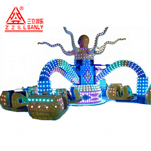 <span class=keywords><strong>Manège</strong></span> Carrousel Octopus Lumineux LED Extérieur à Contrô<span class=keywords><strong>le</strong></span> Manuel, 30 Places, 13m <span class=keywords><strong>de</strong></span> Diamètre, Certifié CE, pour Visites Nocturnes Très Attrayantes - Product Image 3