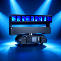Yinuo Projecteur LED RVBW 9*40W à contrôle 500W, Wash Beam et Moving Head, pour scène, club, concert, fête, DJ