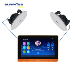 Pw7825m + fcr525 màn hình cảm ứng Bluetooth điều khiển từ xa nhà nền âm nhạc Hệ thống tường khuếch đại với 8 loa Trần - Product Image 4