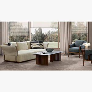 COOMO-Canapé <span class=keywords><strong>Cynthia</strong></span> Table à thé en bois moderne et minimaliste nouveau canapé de salon chinois - Product Image 1