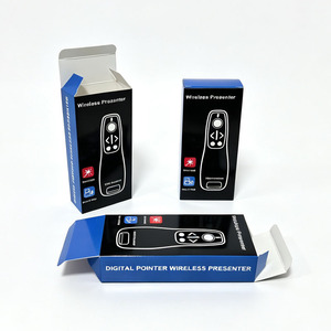 Small Path Wireless Presenter Packaging Box 350g Paperboard Custom Color Printed Double Slot Guangdong Factory - Product Image 2