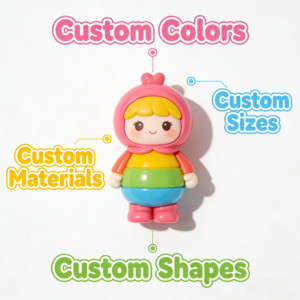 Figuras Creativas Impresas en 3D de Niña y Niño Estilo Vaquero, PETG PLA FDM, Imagen Personalizada, Modelo de Dibujos Animados, Regalo Original - Product Image 4