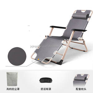 Chaise longue inclinable pliante oreiller Oxford Portable plage cour piscine patio extérieur Chaise de Camping parc adultes salon - Product Image 4