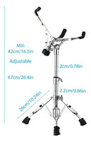Latest Adjustable Drum Set Stands Double and Single Legs Thickened Reinforced Percussion Instrument Accessories for Drum