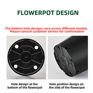 <span class=keywords><strong>Macetas</strong></span> Colgantes de PP de Alta Calidad para Jardín, con Orificio de Drenaje, Ligeras, Duraderas, Modernas, para Exteriores, con Autorriego, Grandes - Product Image 2