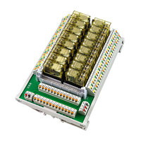 Module de relais basse puissance 16 points 24V 8A pour l'intégration dans les panneaux de commande CNC