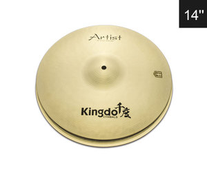 Kingdo Nouveau Set de Cymbales Artisanales en Bronze B20 Série Artist Classic <span class=keywords><strong>4</strong></span> Pièces 14" Hi-hat 16" <span class=keywords><strong>Crash</strong></span> 20" Ride - Product Image 2