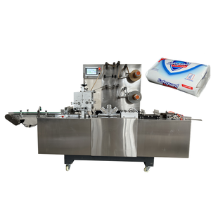 Machine automatique à savon de toilette à haut rendement, contrôlée par PLC, avec servomoteur, pour le remplissage et l'emballage de sachets en papier double couche de qualité alimentaire - Product Image 1