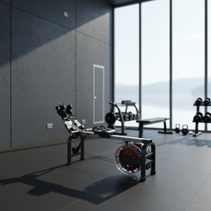 Premium roeitrainer met metalen frame en dubbele tank - systeem met dubbele watertanks voor soepele, krachtige trainingen - Product Image 6