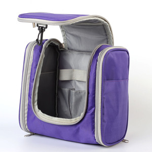 Sacs à cosmétiques personnalisés portables en polyester de qualité, trousse de toilette de voyage à fermeture éclair étanche en usine, trousse de lavage <span class=keywords><strong>Scrubba</strong></span> de voyage - Product Image 4