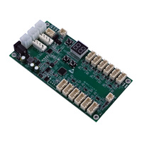 DEWO - Placa de Control Inteligente para Casilleros de 12 Canales, Placa de Control para Cerraduras Electrónicas, Entrada de 12V/24V, Comunicación RS485
