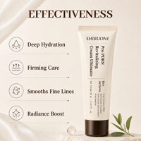Crème réparatrice apaisante pour le visage à base de collagène hydrolysé, d'hydrolat d'hyaluronate, de niacinamide et de PDRN à haute puissance, à base d'herbes naturelles
