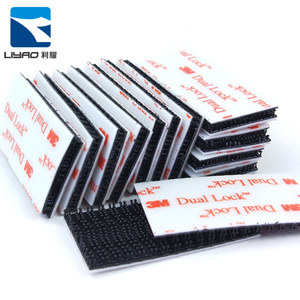 De doble cara de tejido de nylon cuadrado redondo <span class=keywords><strong>3m</strong></span> dual lock de gancho y Lazo de cinta - Product Image 2