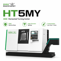 Centre d'usinage CNC HT5MY, tour CNC horizontal à banc incliné avec outils motorisés et axe Y