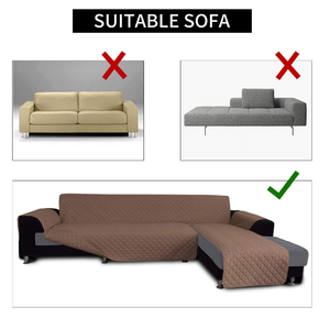 도매 거실 소파 보호대 퀼트 소파 슬립 커버 세트 소파 의자 라운지 양면 방수 L 자형 소파 커버 - Product Image 5