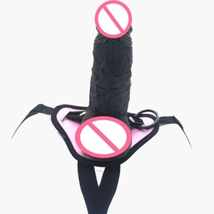 FAAK Strapon PVC Curved <b>Dildo</b> Realistic Penis with Belt G-spot Massage for Couple Pegging Lesbian Sex Tool Strap on <b>Dildo</b> - Product Image 4