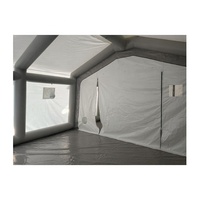 Abri de camping gonflable hermétique en PVC vinyle imperméable et durable, toutes saisons, taille personnalisée, pour usine de tentes de camping