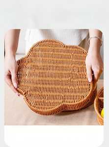 Cesta <span class=keywords><strong>de</strong></span> almacenamiento tejida <span class=keywords><strong>de</strong></span> fábrica, plato con compartimento, fruta, aperitivos <span class=keywords><strong>para</strong></span> el hogar, cesta <span class=keywords><strong>de</strong></span> comedor <span class=keywords><strong>para</strong></span> sala <span class=keywords><strong>de</strong></span> estar - Product Image 3
