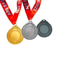 Médaille de trophée sportif en métal gravée sur mesure pour marathon, boxe, judo, football, gymnastique, musculation, pickleball, lutte