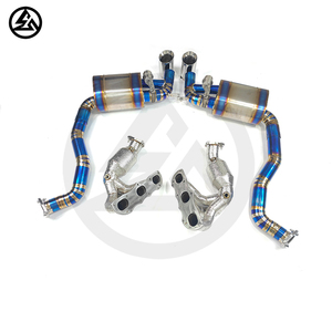 ท่อไอเสียไทเทเนียม CSZ สำหรับรถปอร์เช่ บ็อกซเตอร์ เคย์แมน 981 <span class=keywords><strong>987</strong></span> พร้อมแคทไบน์เดอร์ ท่อร่วมไอเสีย ท่อเก็บเสียง และปลายท่อโครเมียม - Product Image 4