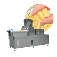 Chaîne de production de snacks pour usine de céréales et de blé, pour la fabrication de snacks en boule de maïs, de snacks étoilés et de snacks sucrés, capacité 120~150 kg/h