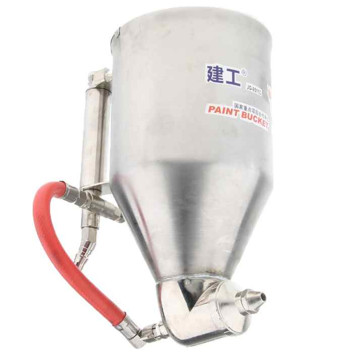 Power Spray Gun for Stucco Cement Mortar Jet Paint Wall Concrete Tools-Hopper Sprayer