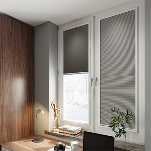 Hiện đại nhà văn phòng di động Shades vải tổ ong rèm cửa mùa xuân cho bên trong cửa sổ mở - Product Image 2