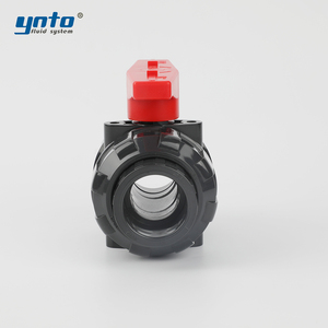 Chất lượng cao DN32 hàn bóng van tối màu xám uPVC vật liệu hệ thống nước trực tiếp nhà sản xuất OEM thủy lực van CE chứng nhận - Product Image 4