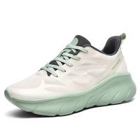 Chaussures de sport décontractées en tricot avec logo personnalisé, chaussures de marche unisexes, chaussures de sport quotidiennes, semelle flexible, chaussures de marque privée