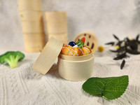 Vente en gros de légumes biologiques chinois petit mini dim sum panier à vapeur en bambou vapeur faveurs pour le séchage du savon cosmétiques