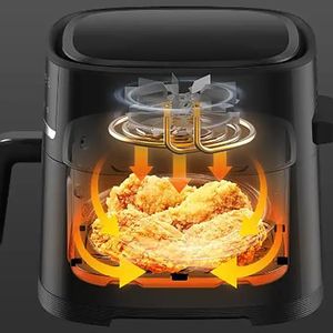 Nouvelle friteuse à <span class=keywords><strong>air</strong></span> intelligente <span class=keywords><strong>Xiaomi</strong></span> MI <span class=keywords><strong>6L</strong></span>, four multifonctionnel pour la maison, grande capacité de cuisson, capacité réglable innovante - Product Image 4