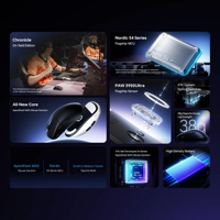 Souris de jeu sans fil ATK Blazing Sky F1 V2 Ultra Max PAW3395 avec interface USB pour ordinateur et ordinateurs portables