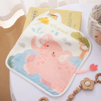 Serviette de bain pour bébé en polaire corail imprimée, avec motif de dessin animé et queue 3D, écologique et douce, pour l'éveil des tout-petits